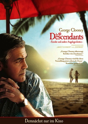 Beste Gute Filme: Filmplakat The Descendants